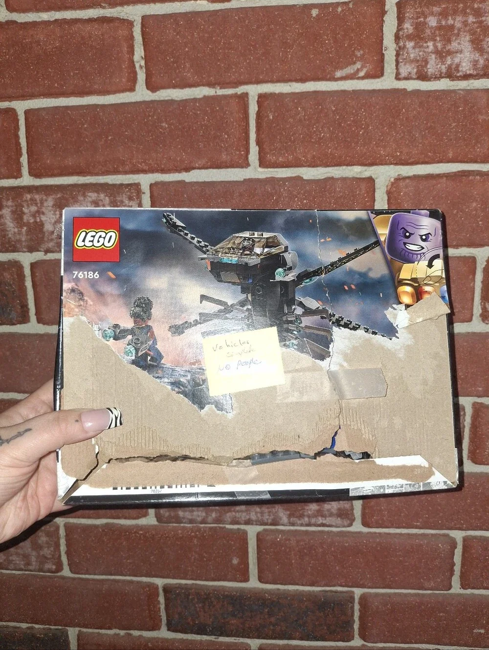 LEGO Marvel Infinity Saga Black Panther Dragon Flyer - Black